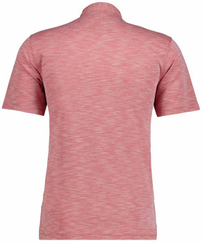 Softknit polo flame design, stand up collar