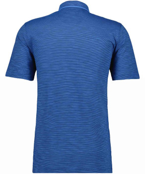 Softknit-Polo gestreift, Flammdesign