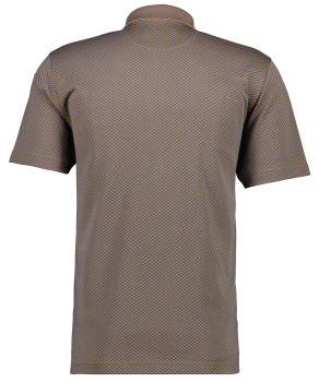 Softknit-Polo Jacquard mit Brusttasche