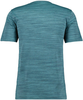 Softknit-T-Shirt with round neck and flame optic