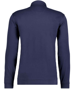 Softknit-Poloshirt mit Bund, Velvet Touch