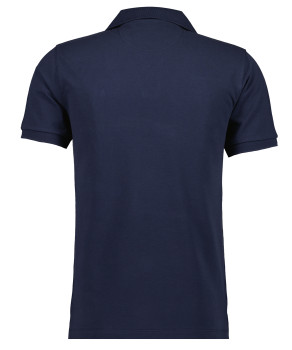 Poloshirt with modern constrast collar