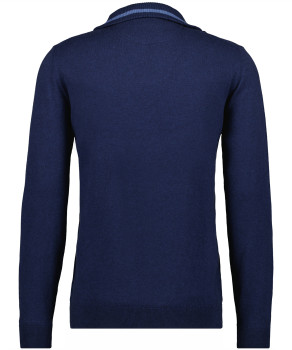RAGMAN Sweater mit stand up collar and zip