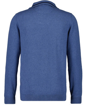 TALL: Strickpullover mit Stehkragen und Zip