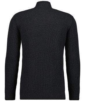 Rippenstrick-Pullover, Baumwolle/Kaschmir