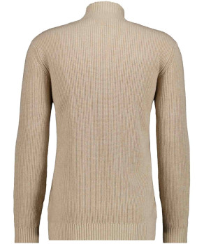 Rippenstrick-Pullover, Baumwolle/Kaschmir