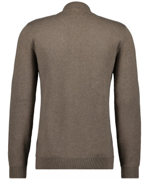 Cardigan with structure, cotton/cashmere
