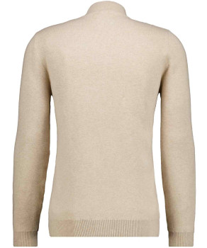 Cardigan mit Stehkragen, Baumwolle/Kaschmir