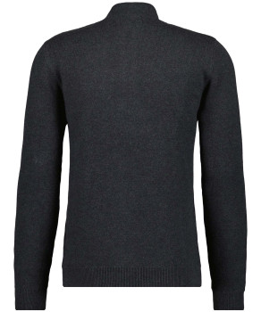 Stehkragen-Pullover, Baumwolle/Kaschmir