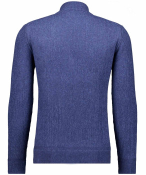 Knitted cardigan with zip