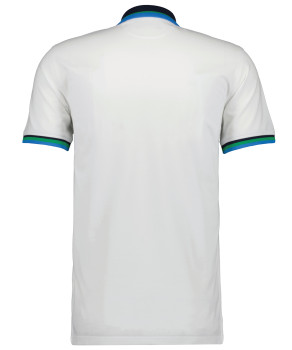 Piqué-Polo uni mit Tipping