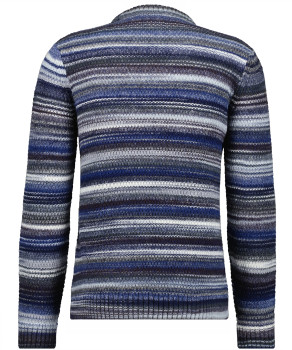 Knitted sweater, round neck