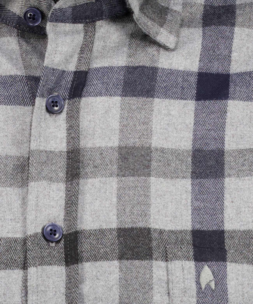 Karohemd mit verdecktem Button-down-Kragen
