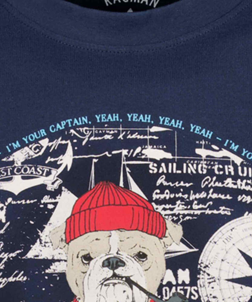 T-Shirt with funny chest print