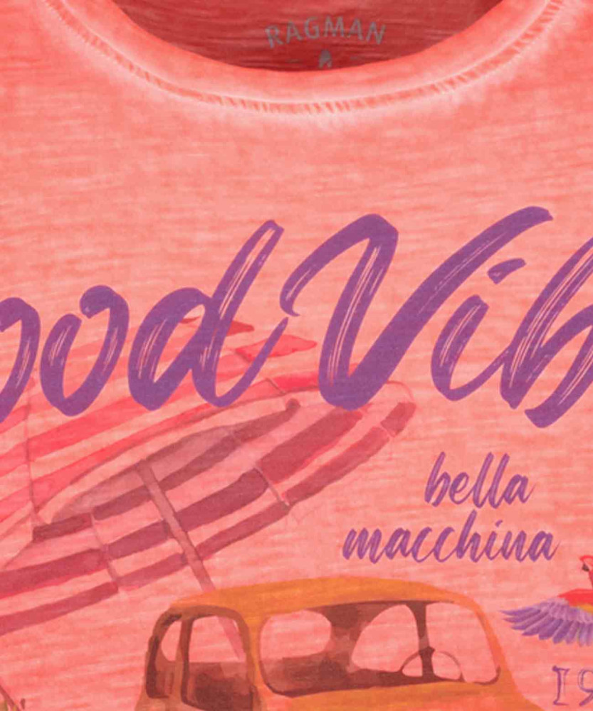 T-Shirt "Beach", Rundhals