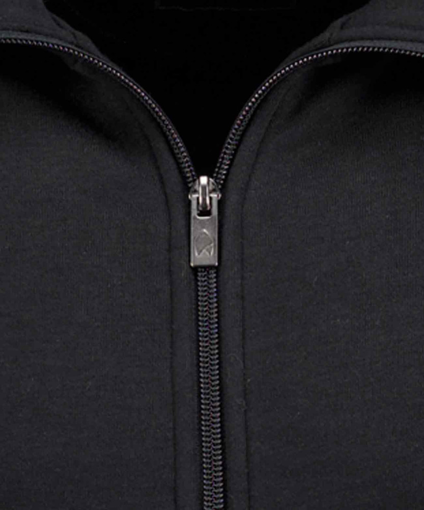 Stehkragen-Sweatjacke