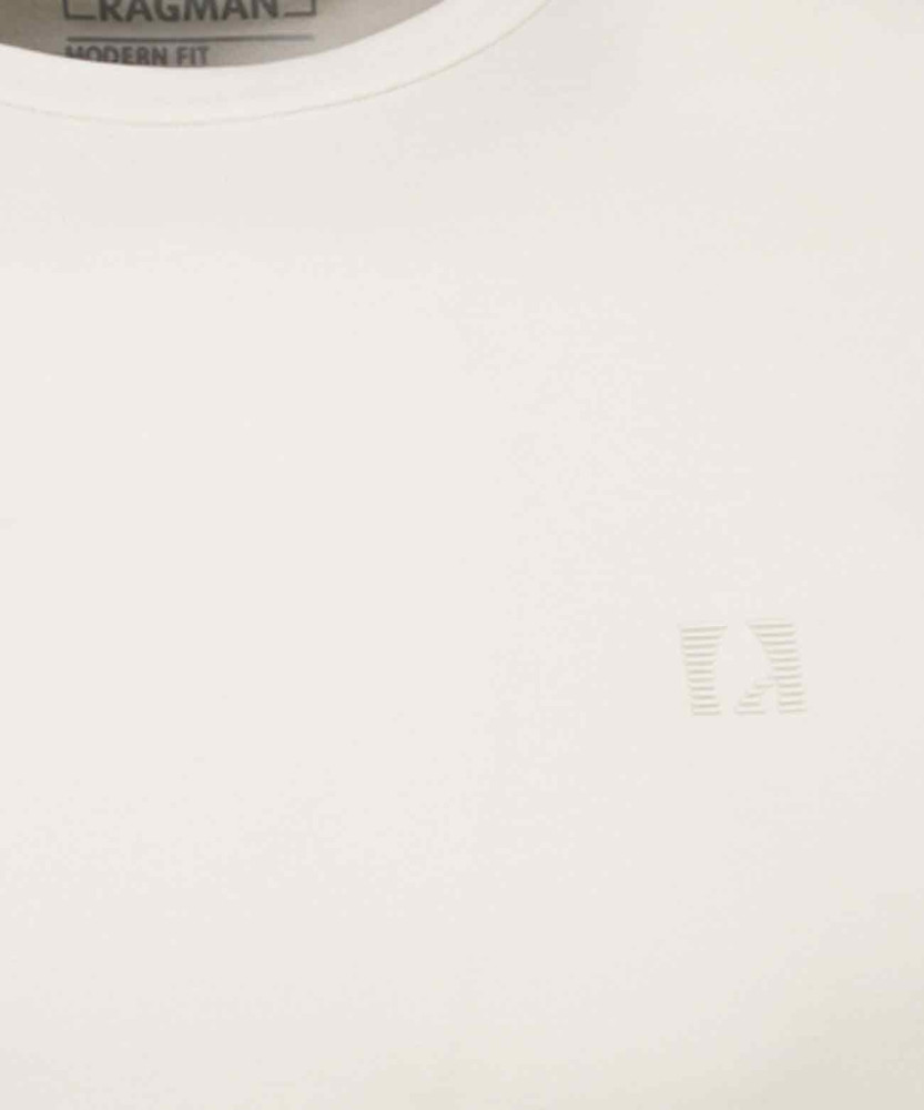 T-shirt round neck solid