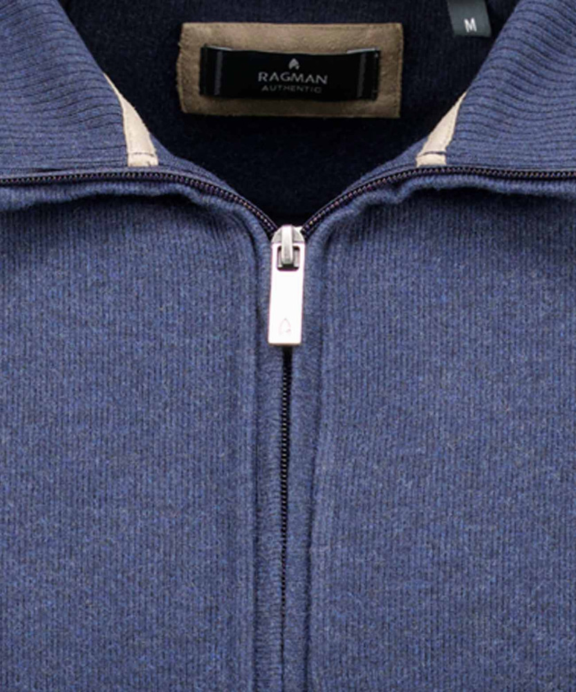 Sweatjacke mit Stehkragen