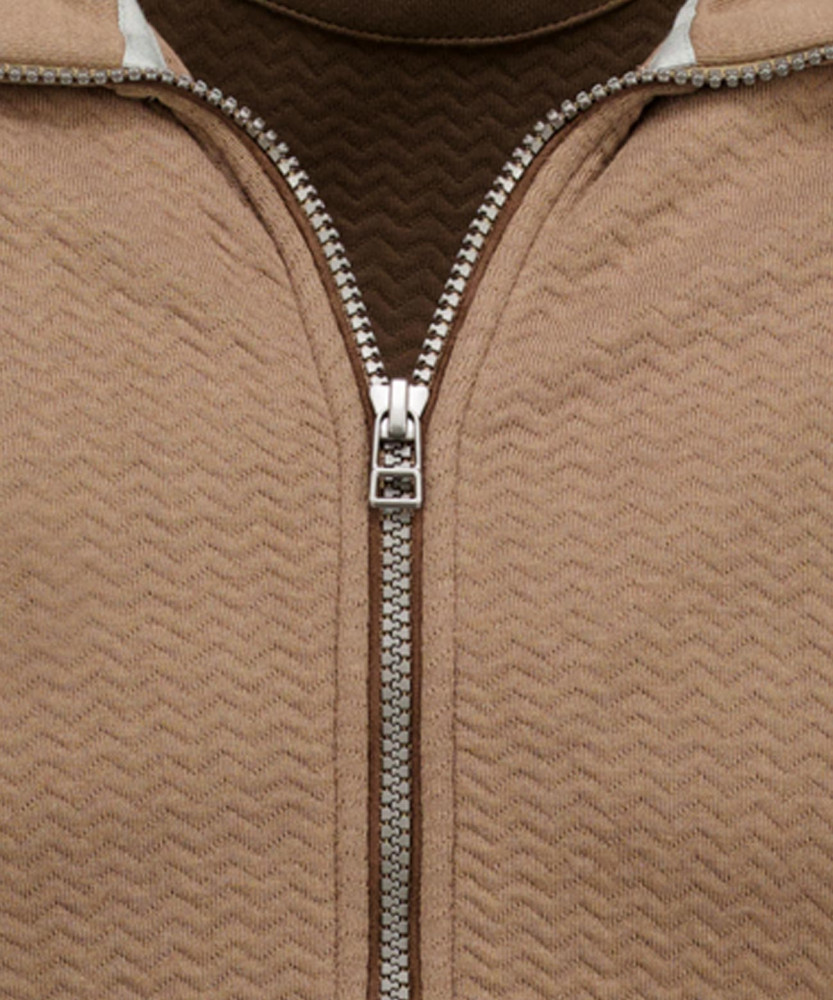 Sweat-Jacke mit Reissverschluss