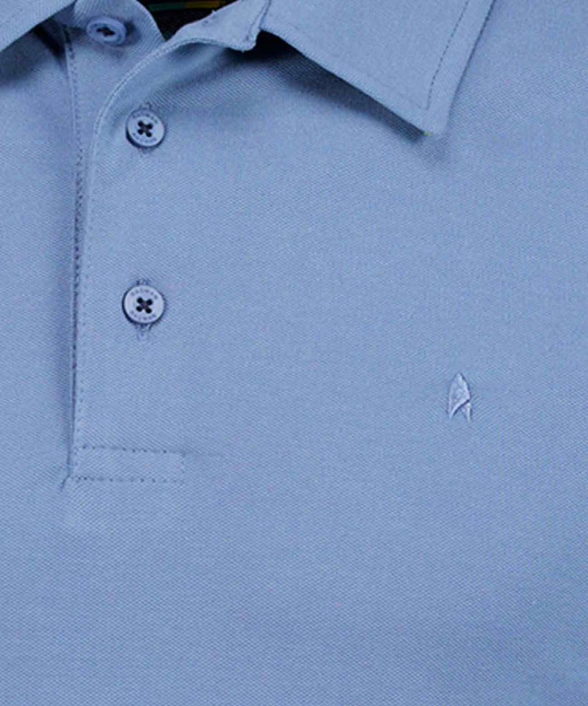 Piqué-Poloshirt uni