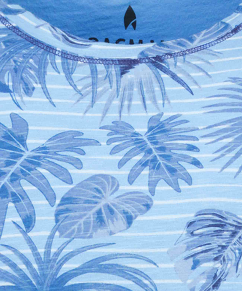 T-Shirt mit Alloverprint, Rundhals