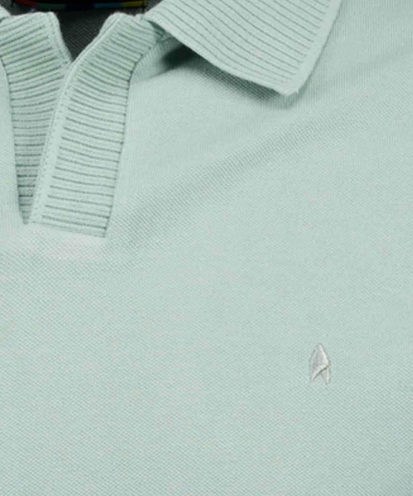 Poloshirt mit Resortkragen