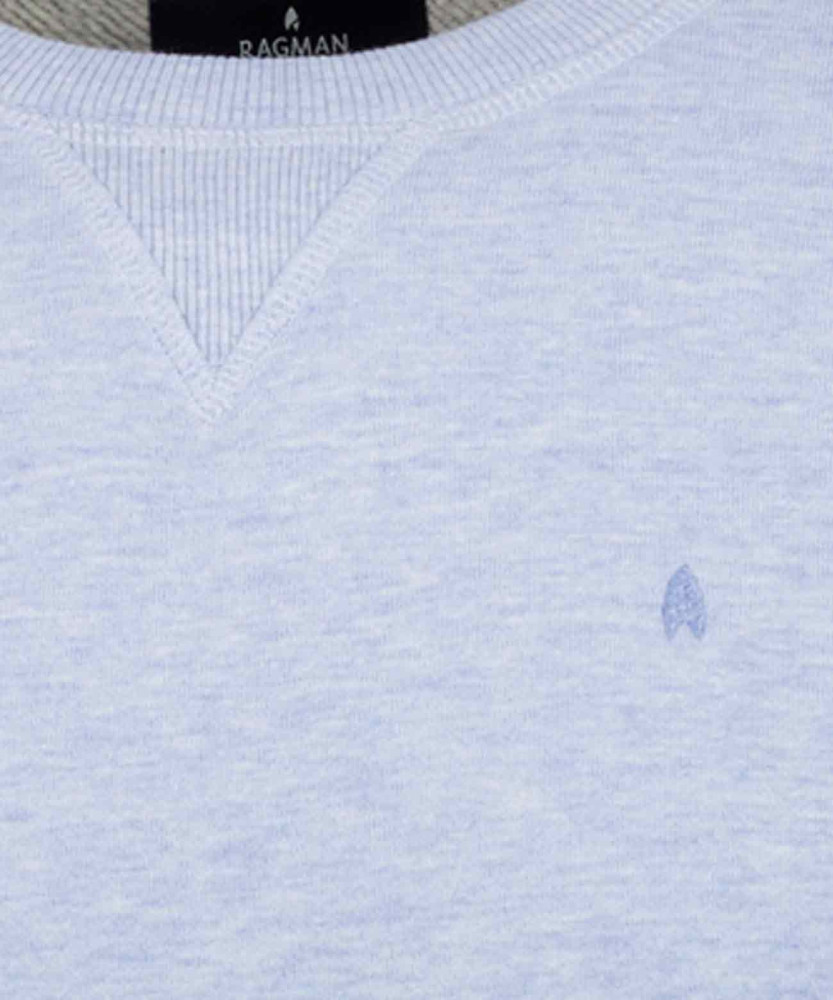 Sweatshirt with round neck