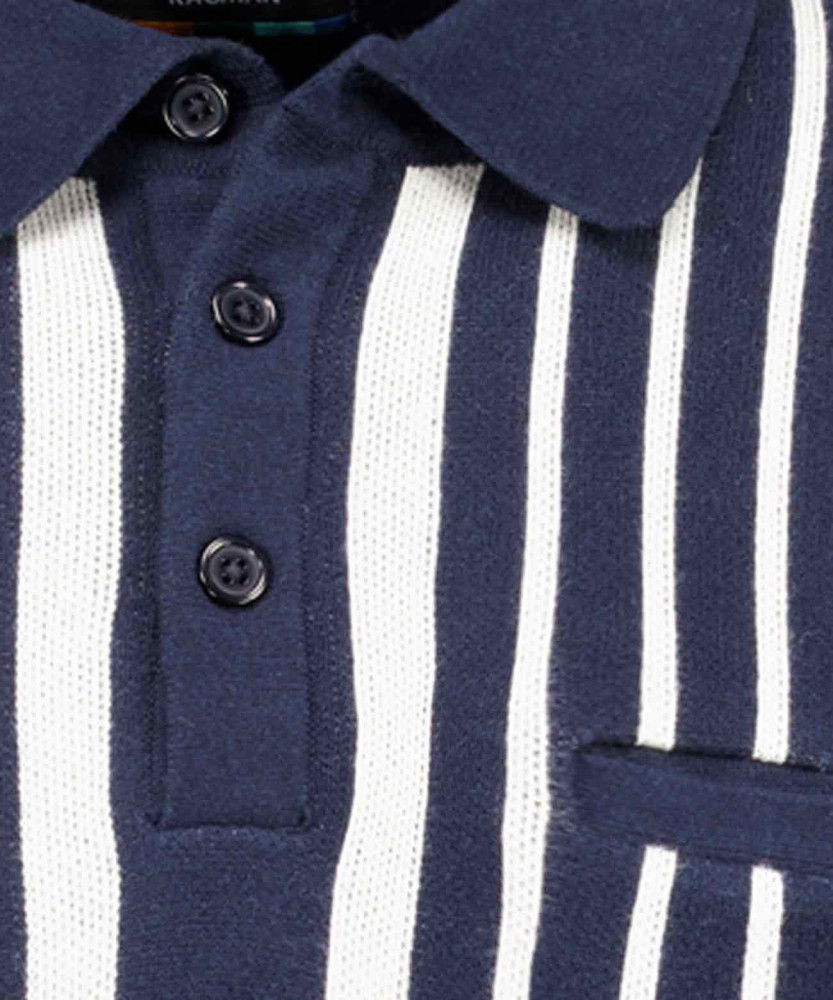 Strickpullover gestreift, kurzarm