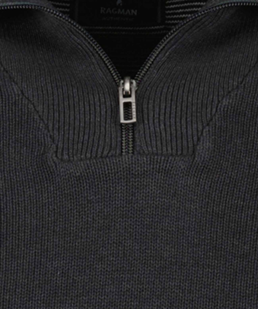 TALL Strickpullover mit Troyer-Kragen
