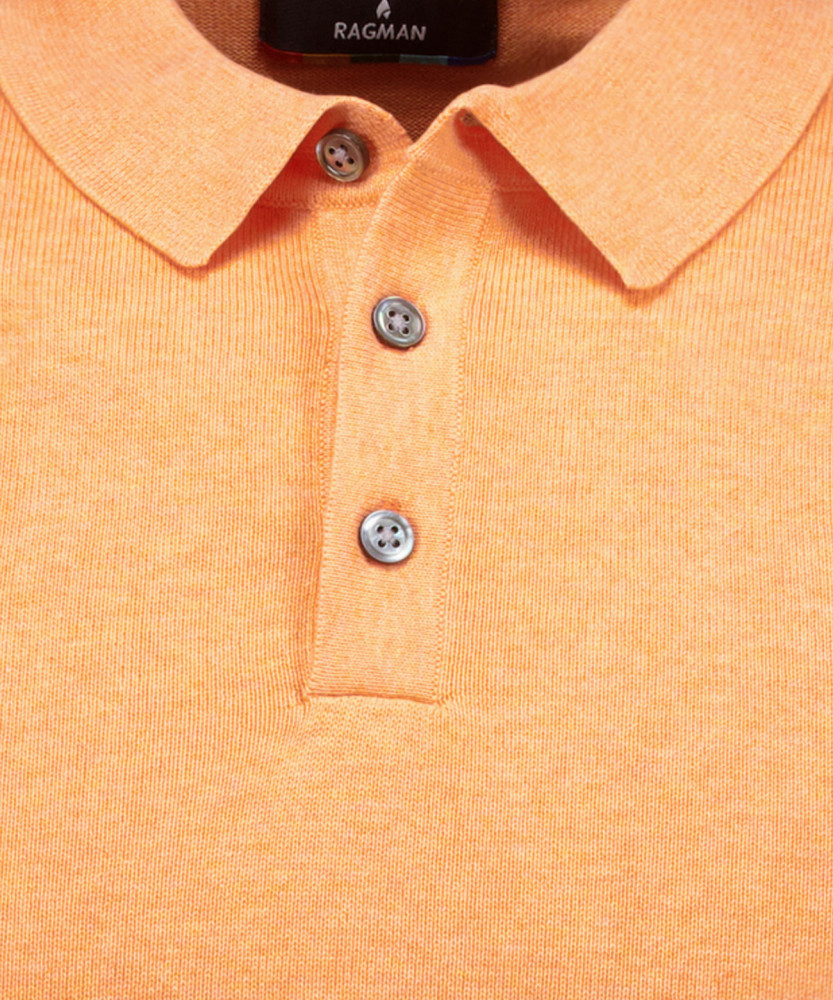 Strick-Pullover Kurzarm, Polokragen