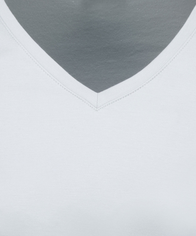 Langarm-Shirt V-Neck