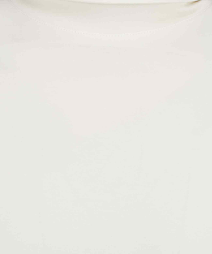 Pima turtle neck shirt with bottom rib