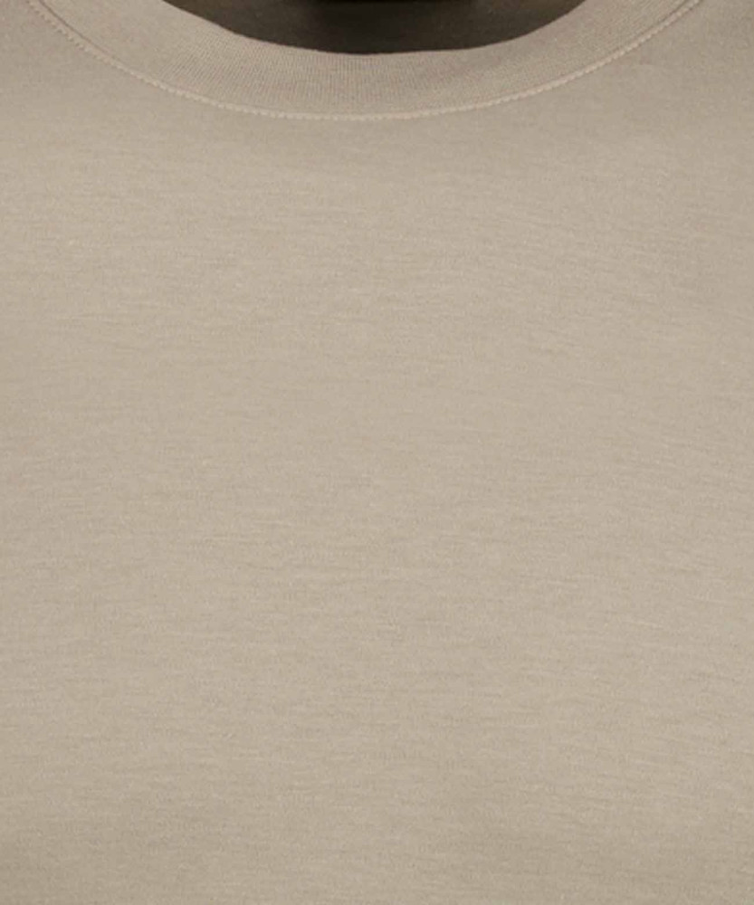 Pima T-Shirt round neck with cuffs