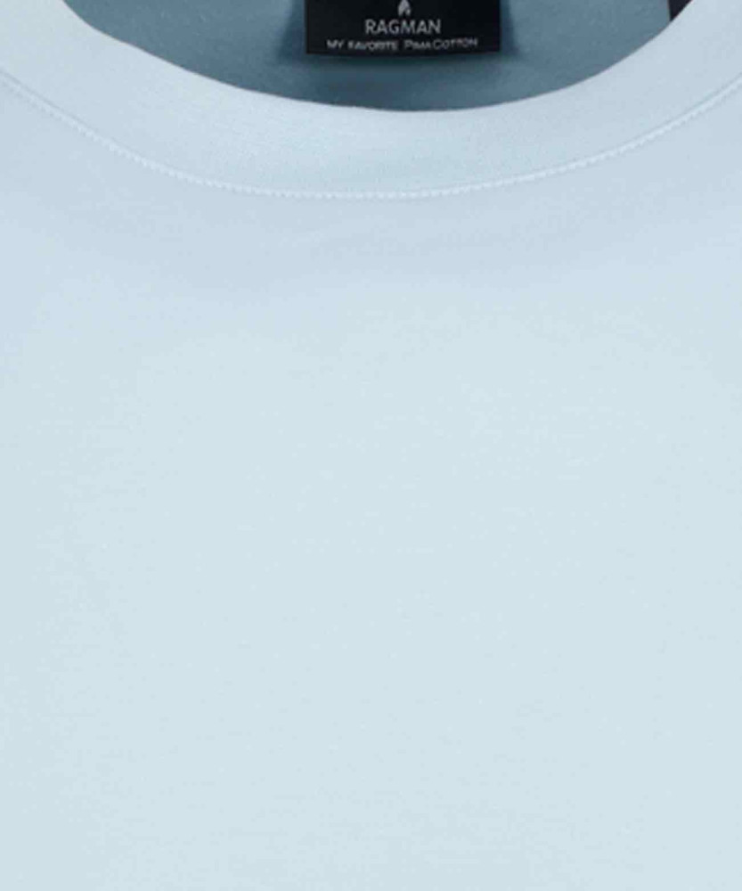 LONG & TALL Pima T-Shirt round neck with cuffs