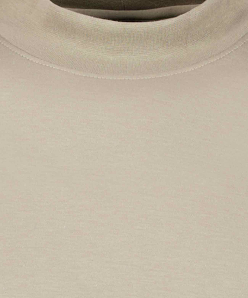 Pima-Shirt mit Bund, Langarm