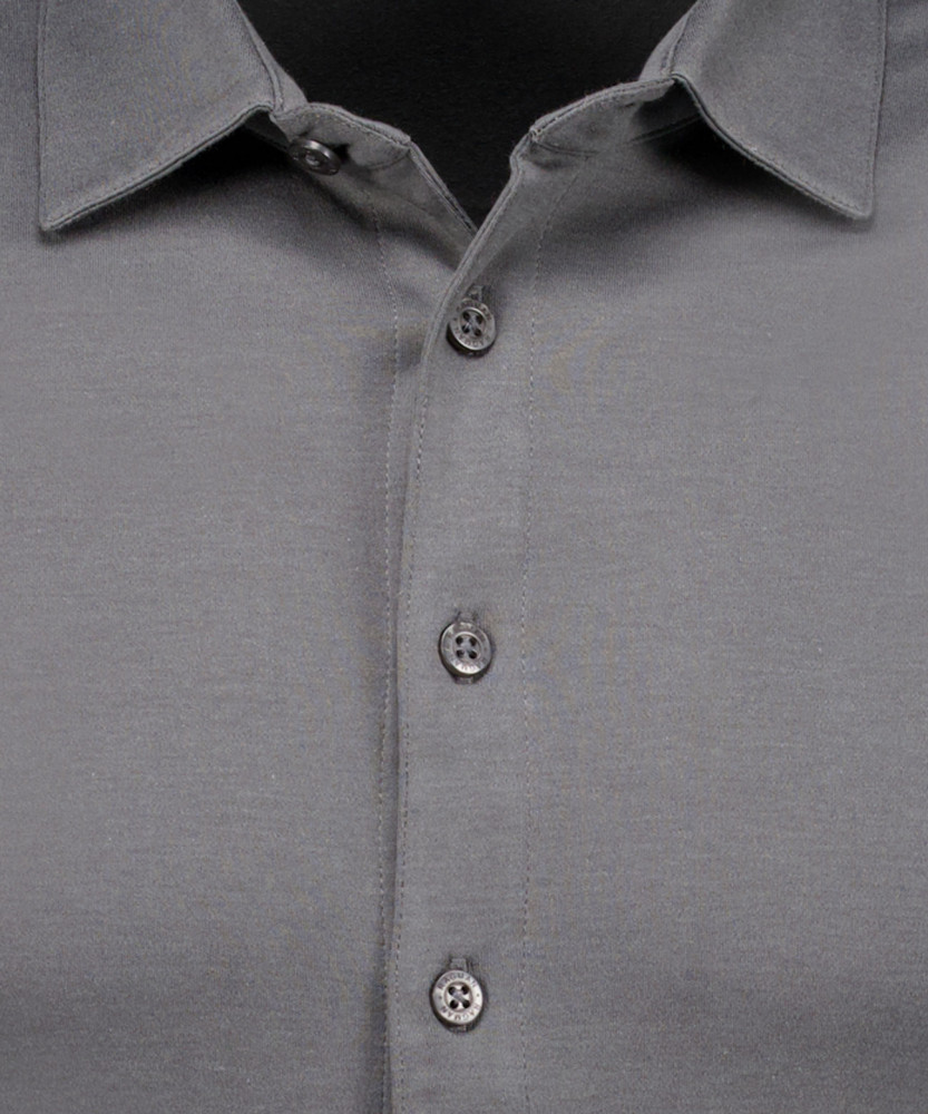 Pima Jersey-Hemd mit Kentkragen