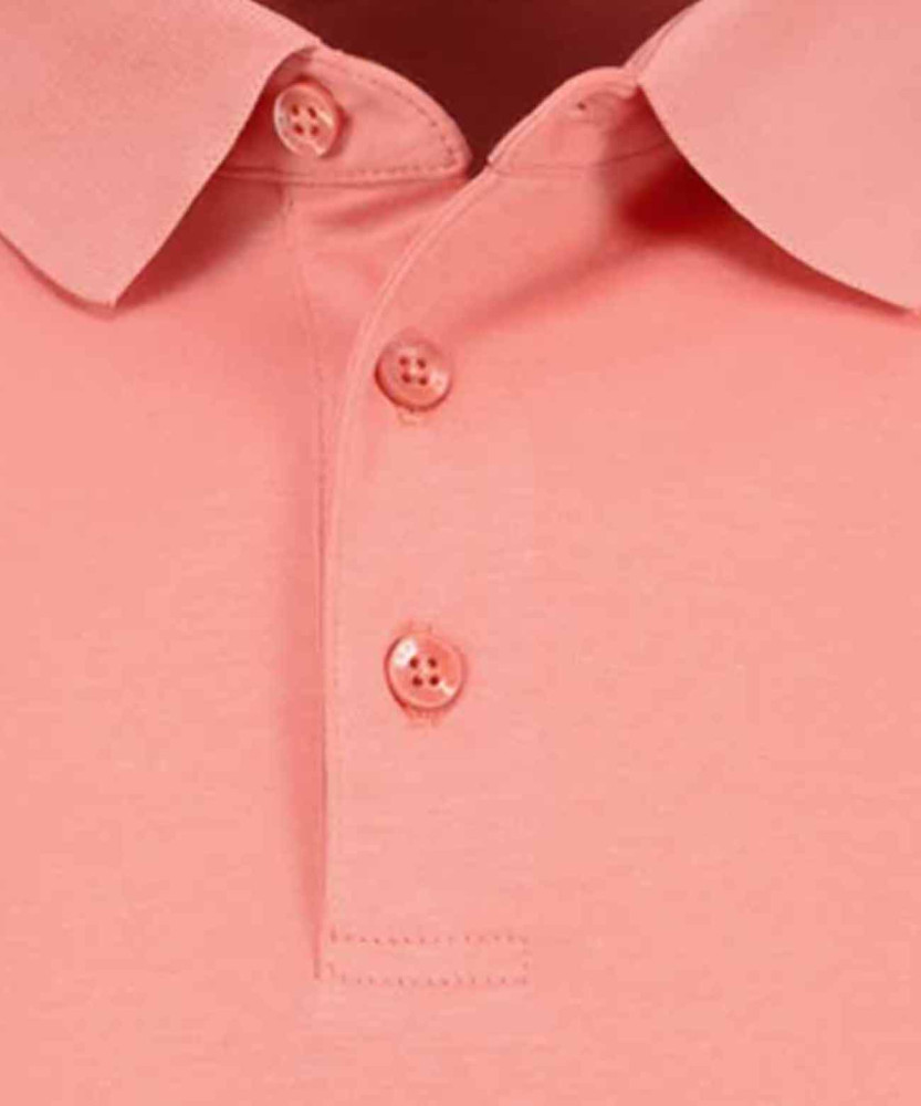 LONG & TALL PIMA Polo with waist rib 