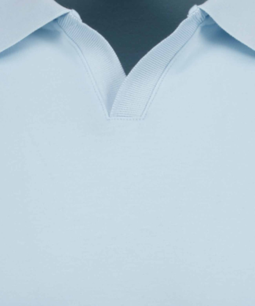 Pima T-Shirt mit Bund, Premium-Baumwolle