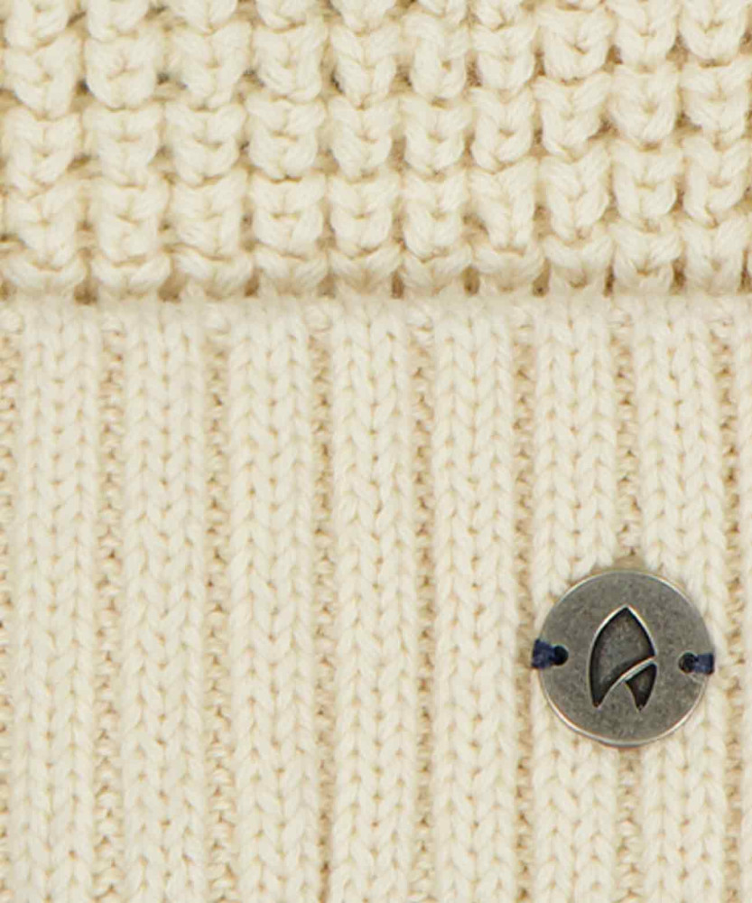 Cap with waffle knit