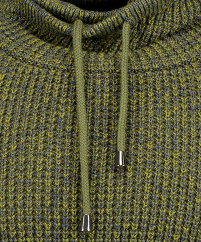 Strick-Pullover mit Maseltov-Kragen