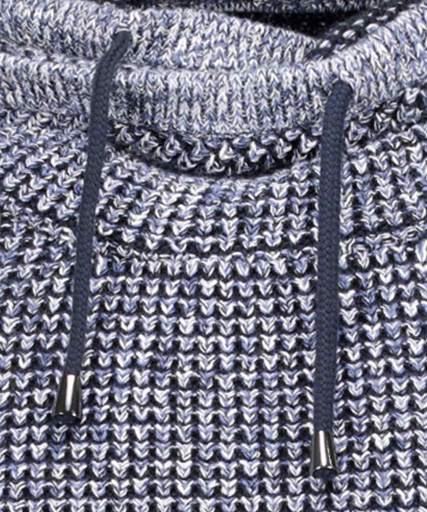 Knitted sweater Tweed, striped