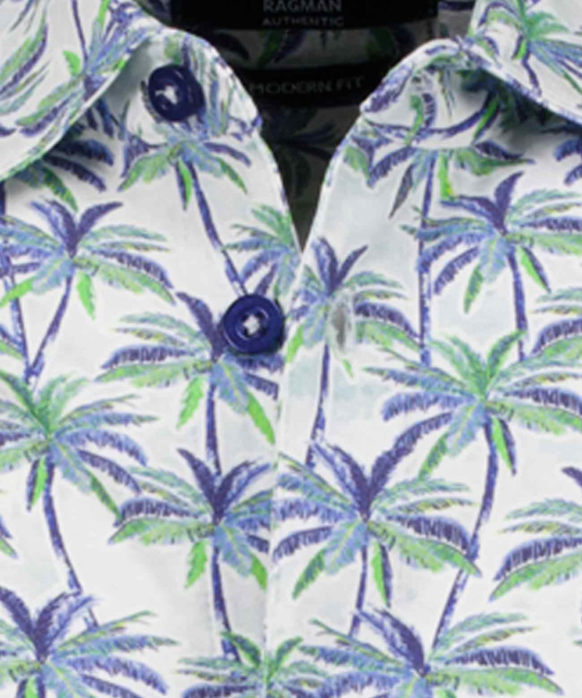 Hemd Alloverprint, Modern fit