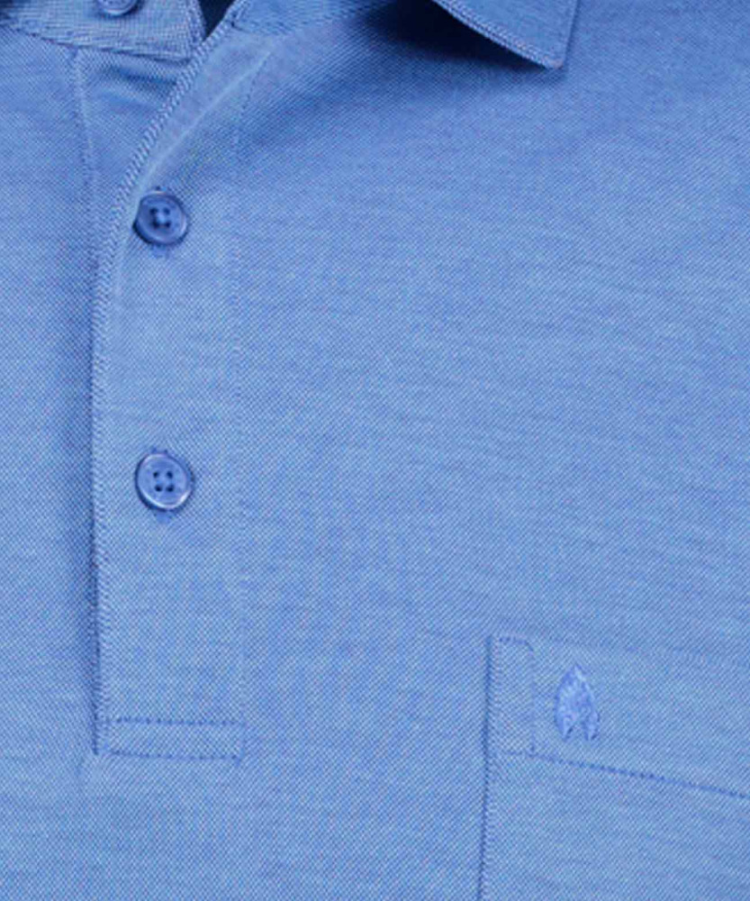 Polo button short sleeve solid