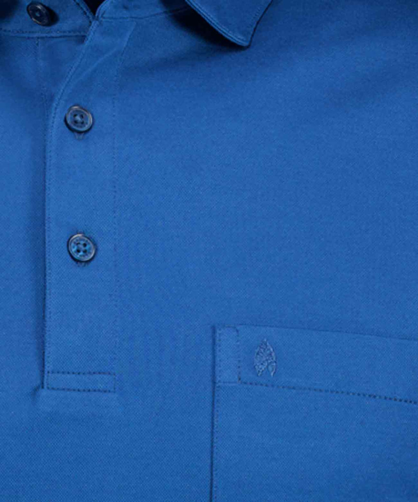 Polo button short sleeve solid