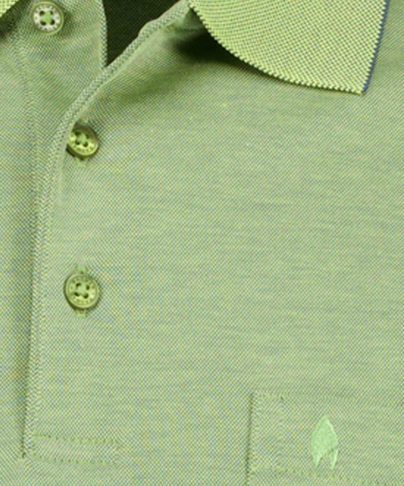 Poloshirt softknit with chest pocket, short sleeve