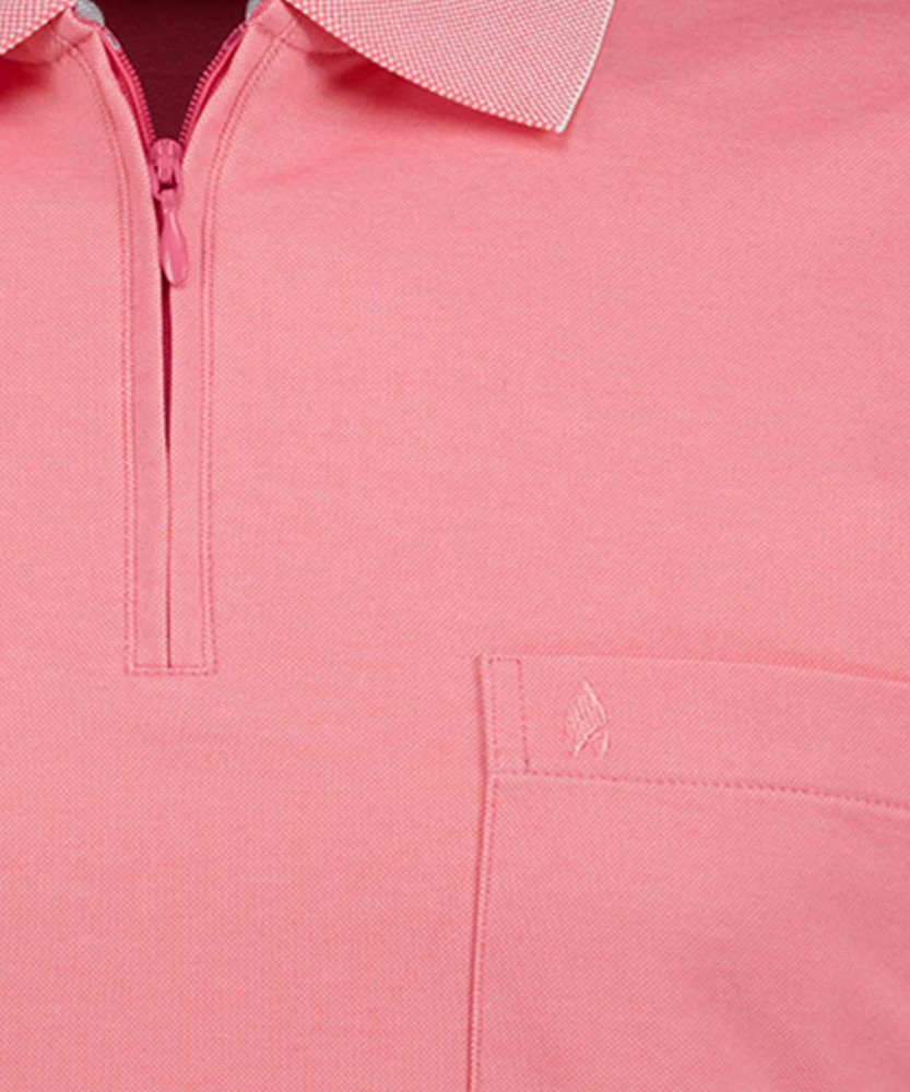 Softknit-Poloshirt mit Zip
