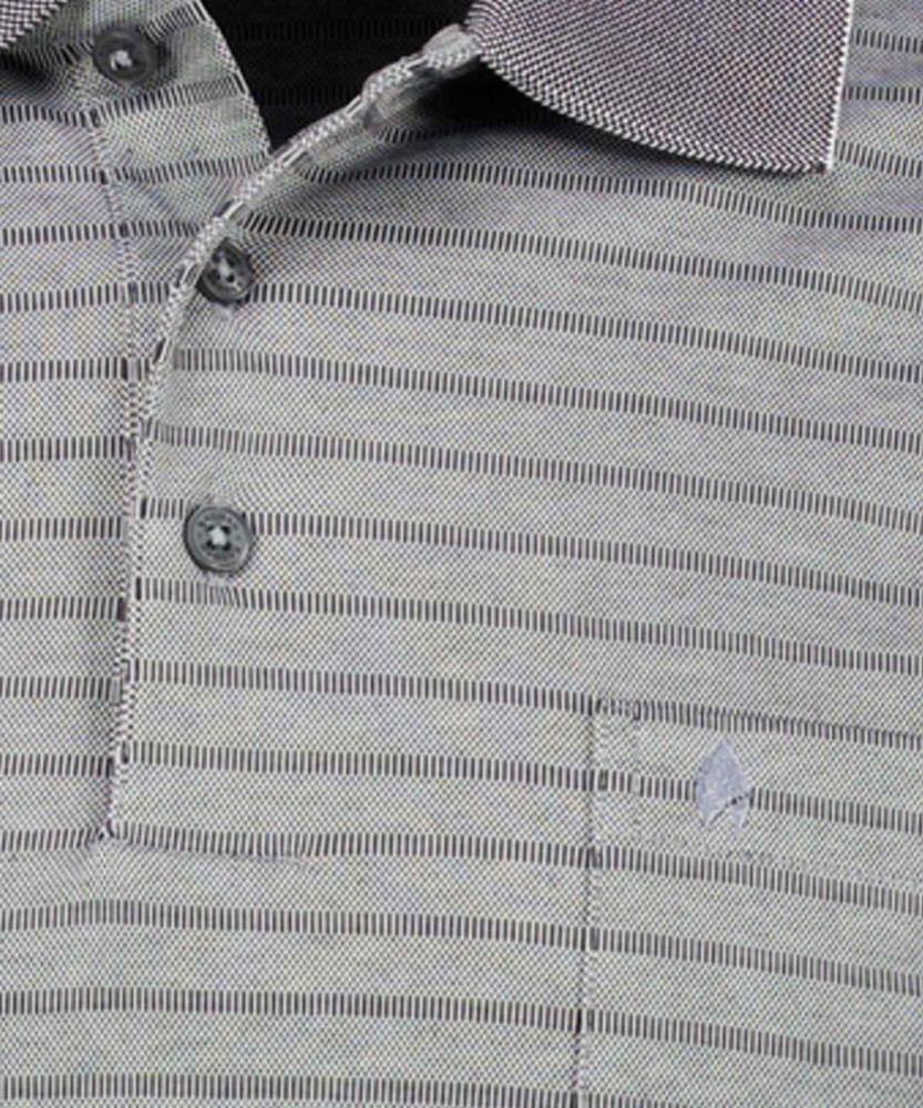 Softknit-Poloshirt gestreift, Langarm