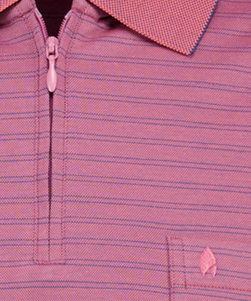 Softknit polo fineliner with zip
