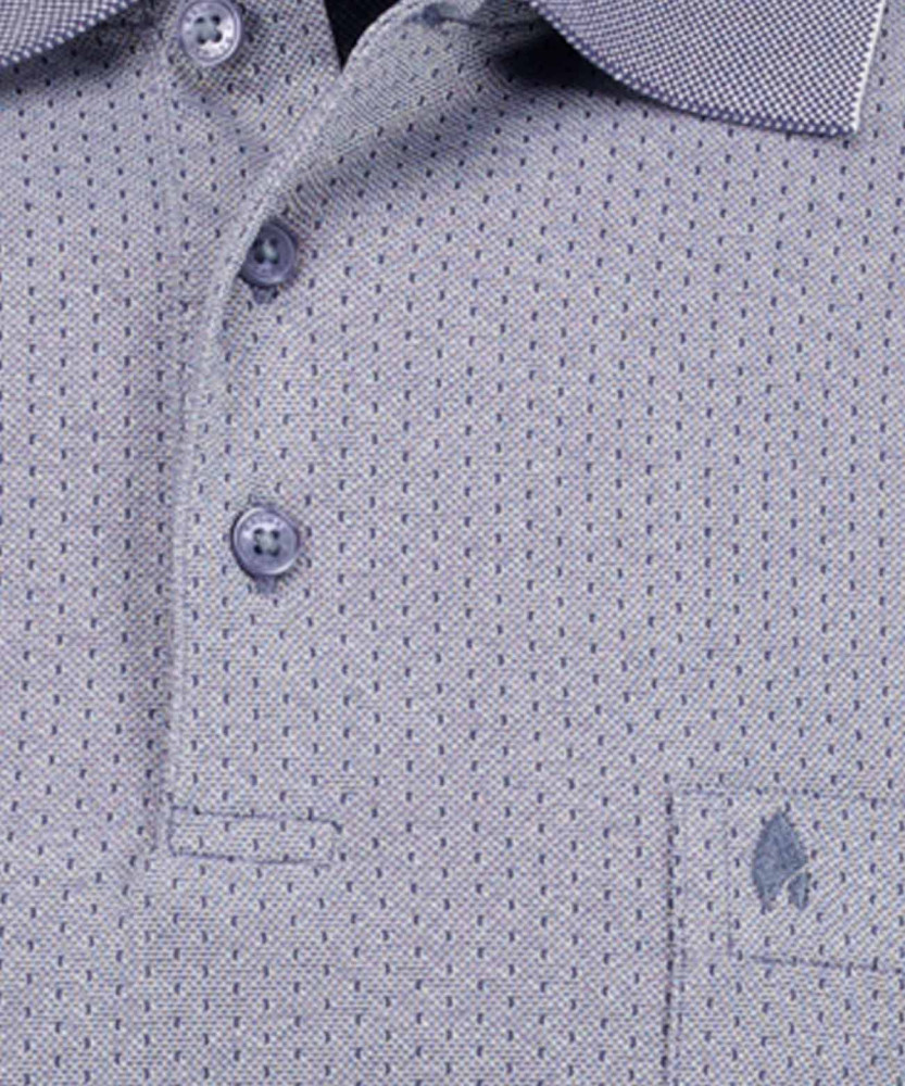 Softknit-Poloshirt Jacquard