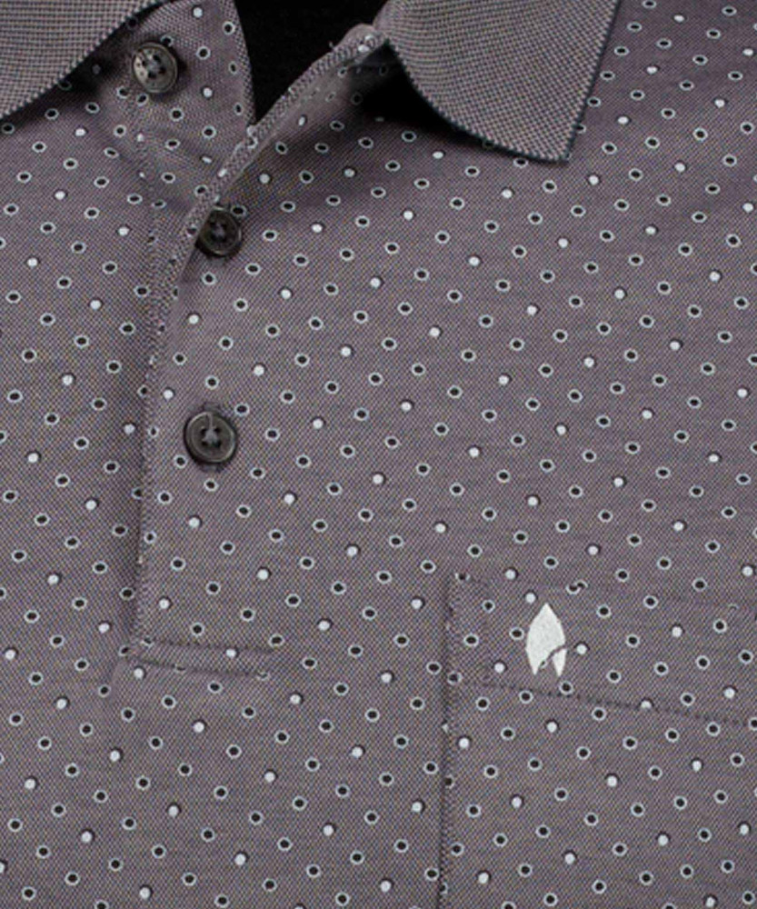 Softknit polo alloverprint